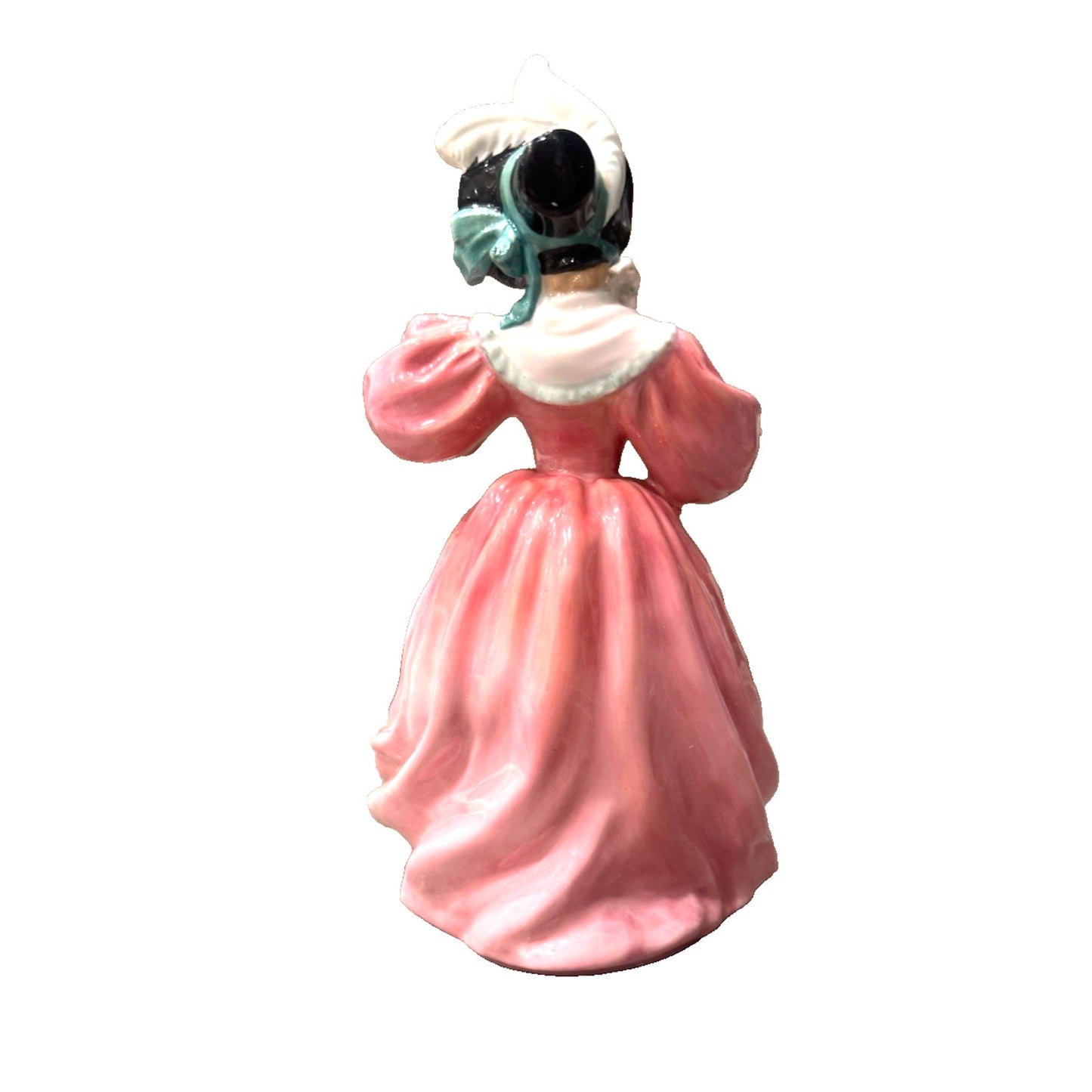 Vintage Royal Doulton Marguerite HN 1928 Figurine 1940s Retired Pink Dress