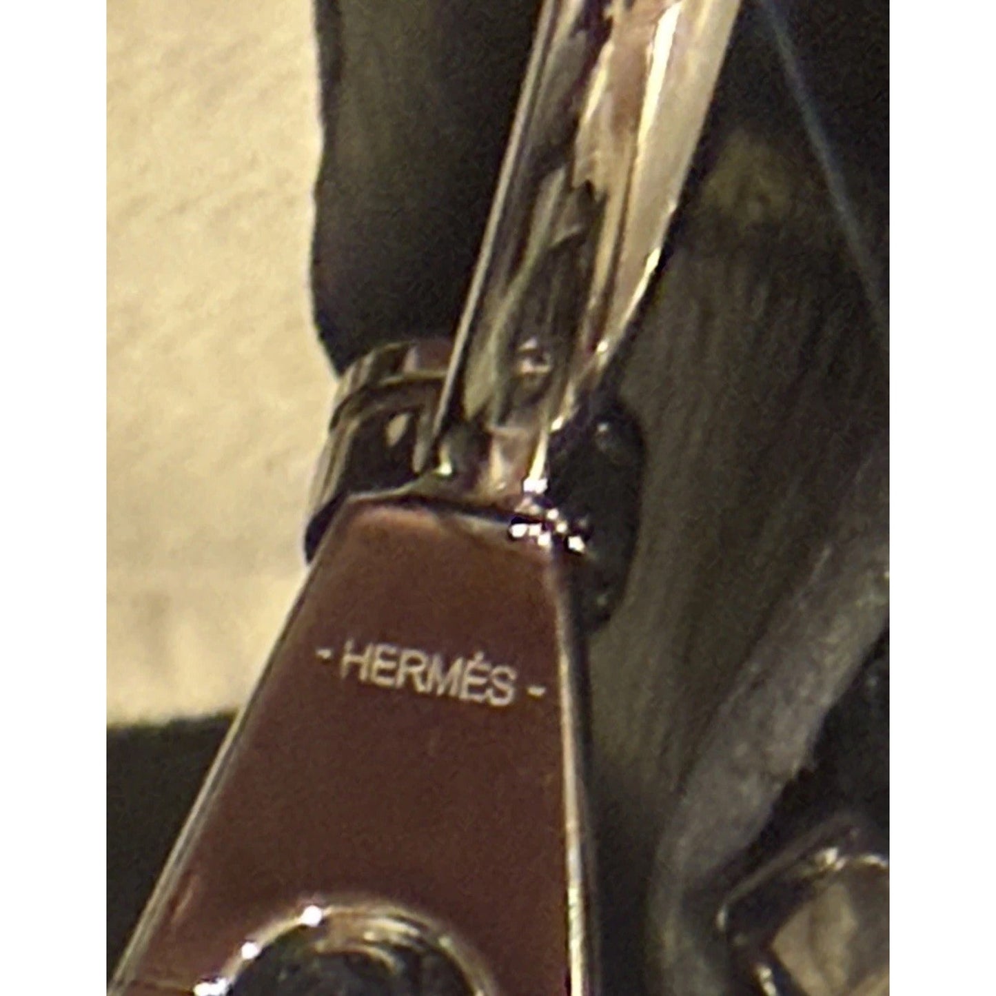 Hermes Evelyne III 29 PM Noir Black Clemence Leather Bag Palladium PHW COA