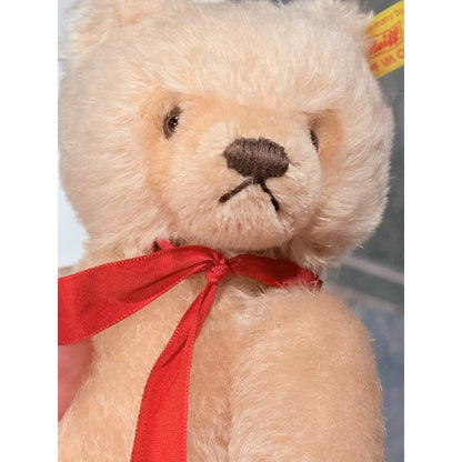 Vintage Steiff Mohair Masked Teddy Bear 001208 Jointed Toy Knopf Im Ohr Germany