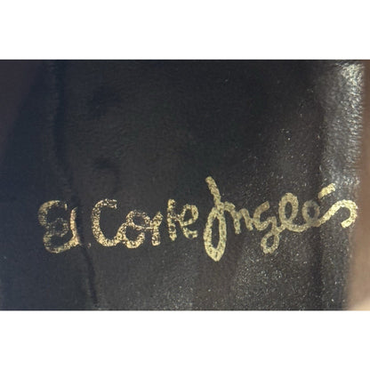 Looky by Caster Snakeskin Embossed Leather Boots Womens 7.5 Brown Spain Vintage