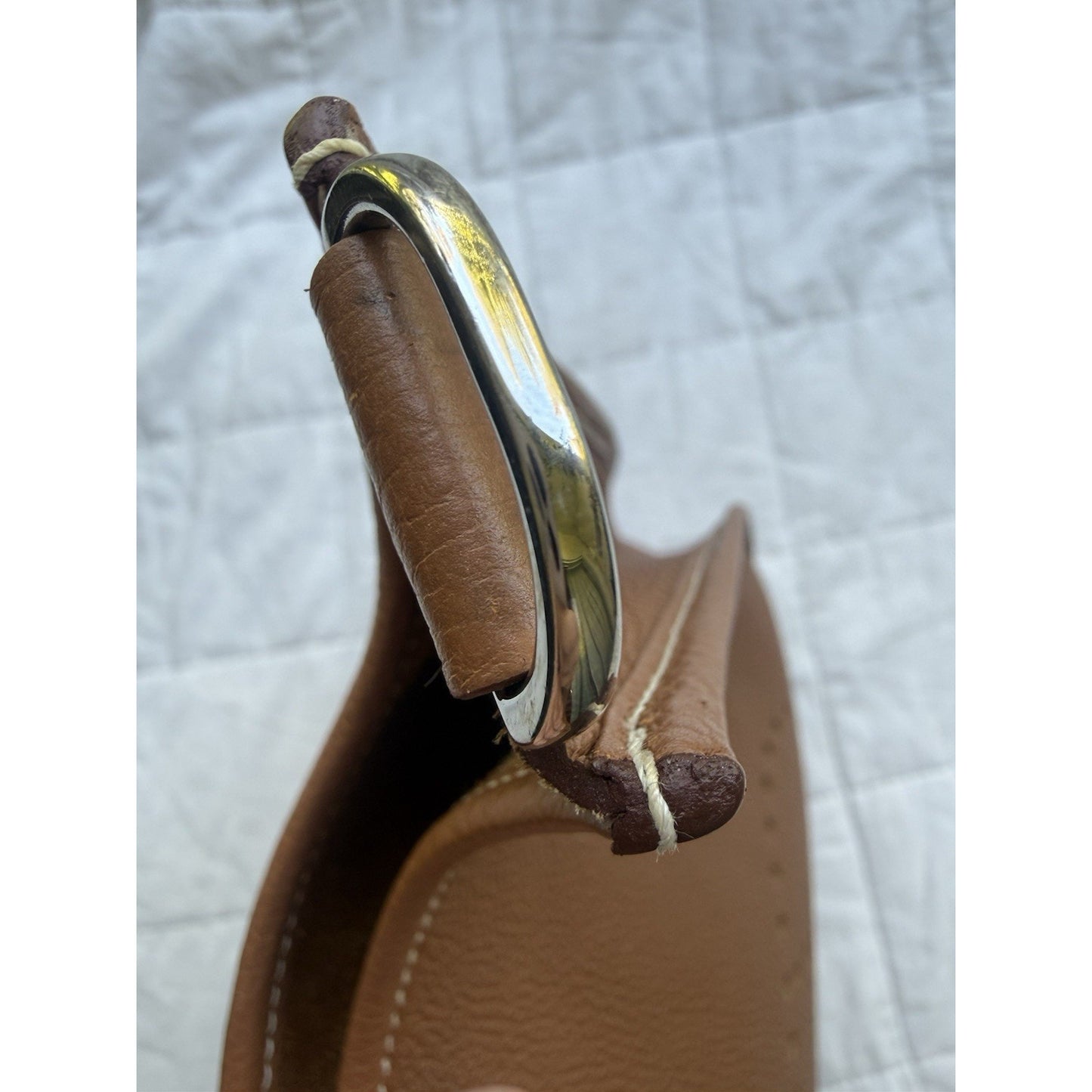 Hermes Evelyne III 29 PM Gold Clemence Leather Bag Palladium PHW 2022 Receipt