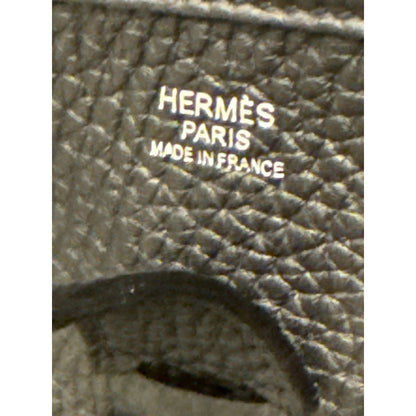 Hermes Evelyne III 29 PM Noir Black Clemence Leather Bag Palladium PHW COA