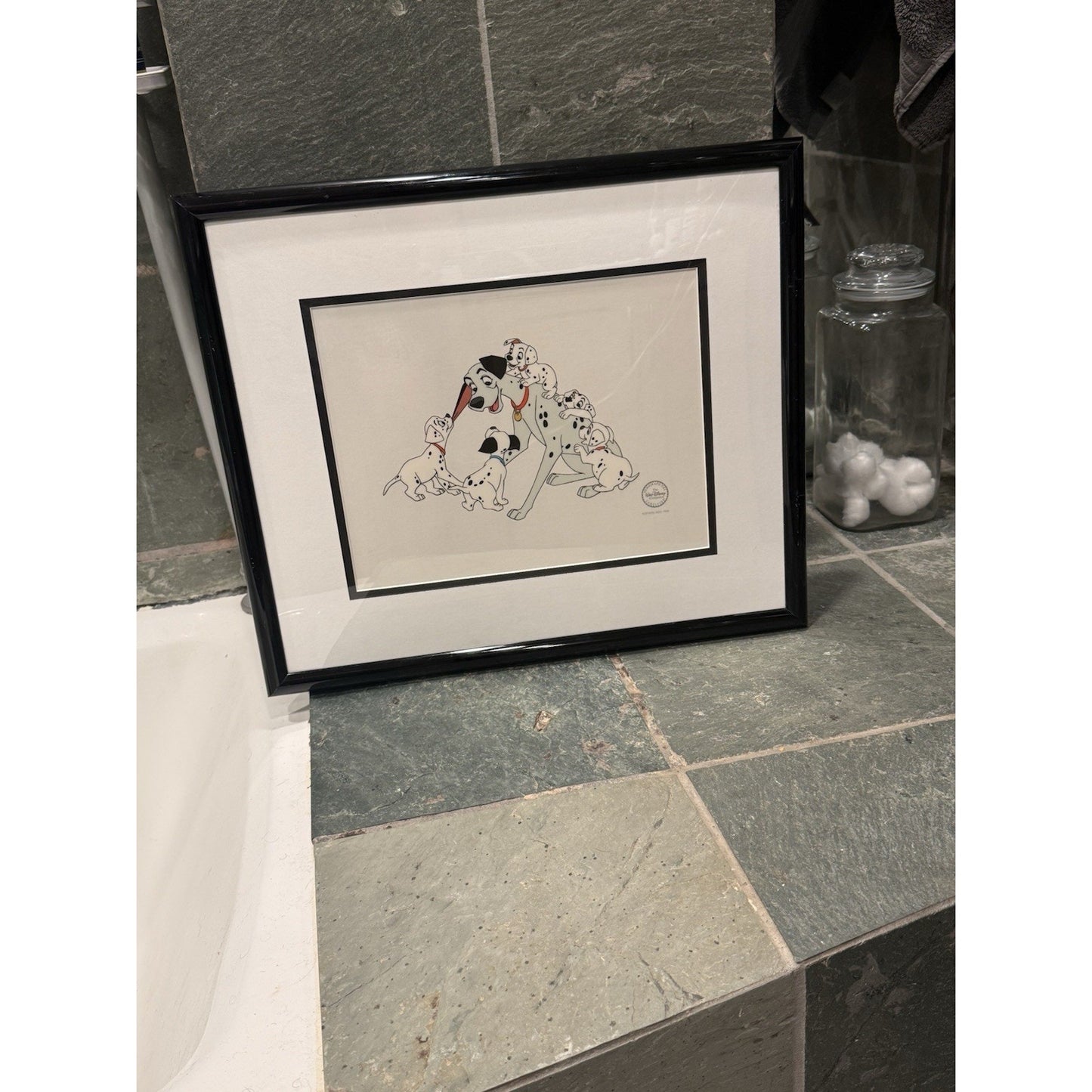 Disney 101 Dalmatians Reunited Bongo Limited Edition Sericel Framed COA 1993