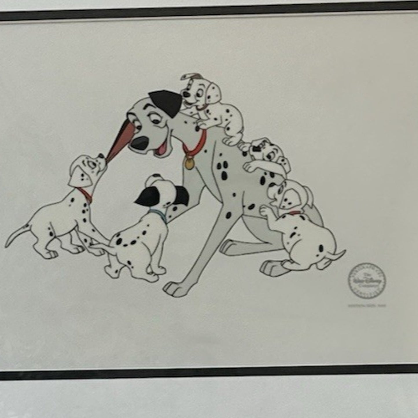Disney 101 Dalmatians Reunited Bongo Limited Edition Sericel Framed COA 1993