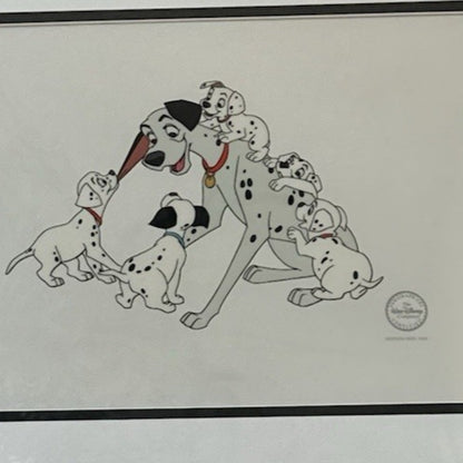 Disney 101 Dalmatians Reunited Bongo Limited Edition Sericel Framed COA 1993