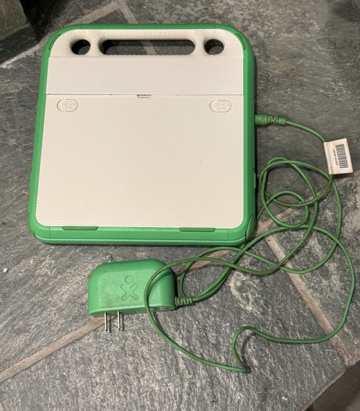 OLPC XO-1 One Laptop Per Child  - GREEN/WHITE - For Parts/Repair  - AS IS