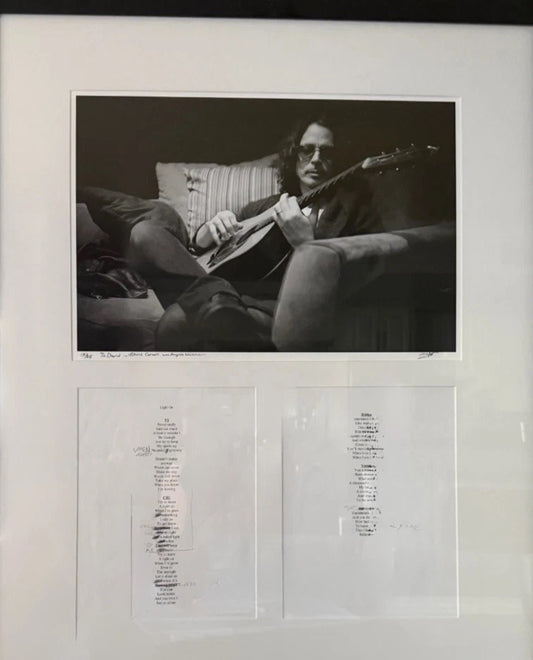 Chris Cornell Handwritten Lyrics Edits RARE Photo Andrew Stuart COA