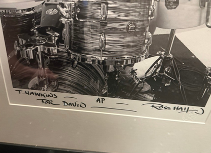 RARE Taylor Hawkins FOO FIGHTERS AP Photo Print by Ross Halfin  Framed 29"x23.5"