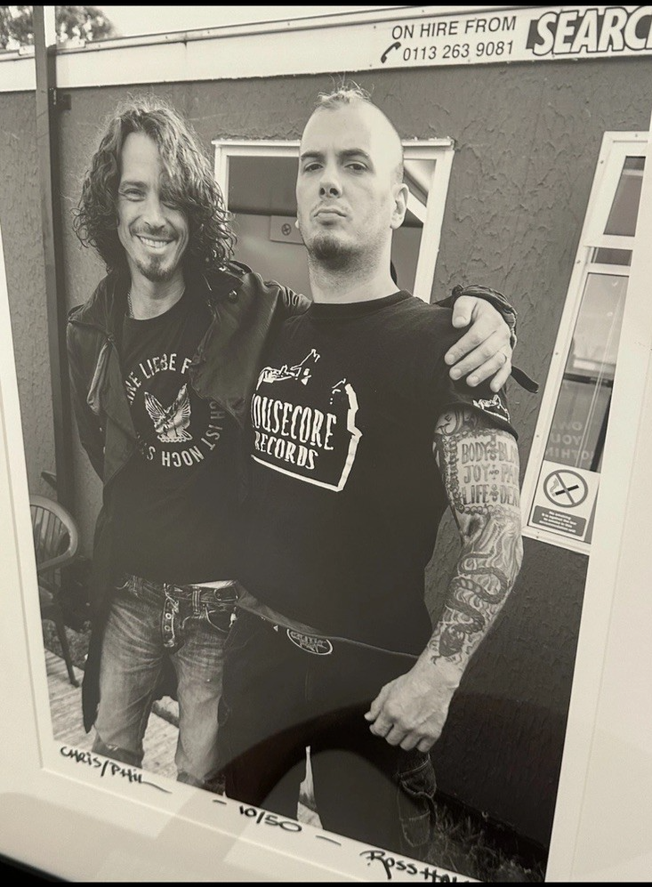 SIGNED Ross Halfin Print 10/50 Pantera Phil Anselmo & Chris Cornell Soundgarden