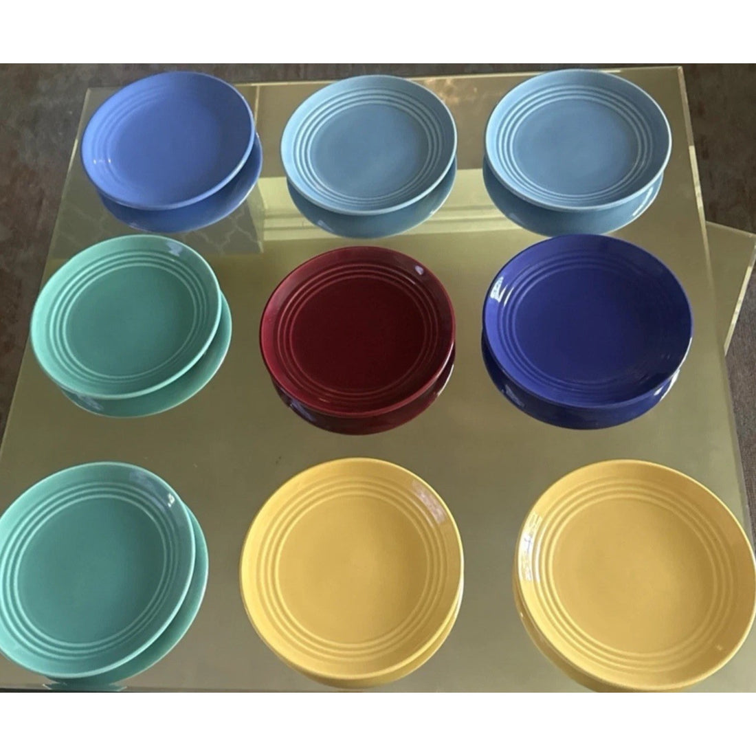 Vintage Bauer Pottery Ringware 9.5 inch Dinner Plates Choose Color Quantity