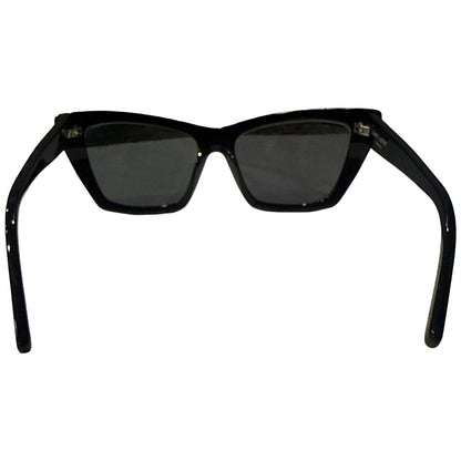 Saint Laurent Mica Sunglasses Black Cat Eye Eyeglasses Frame Designer Lux