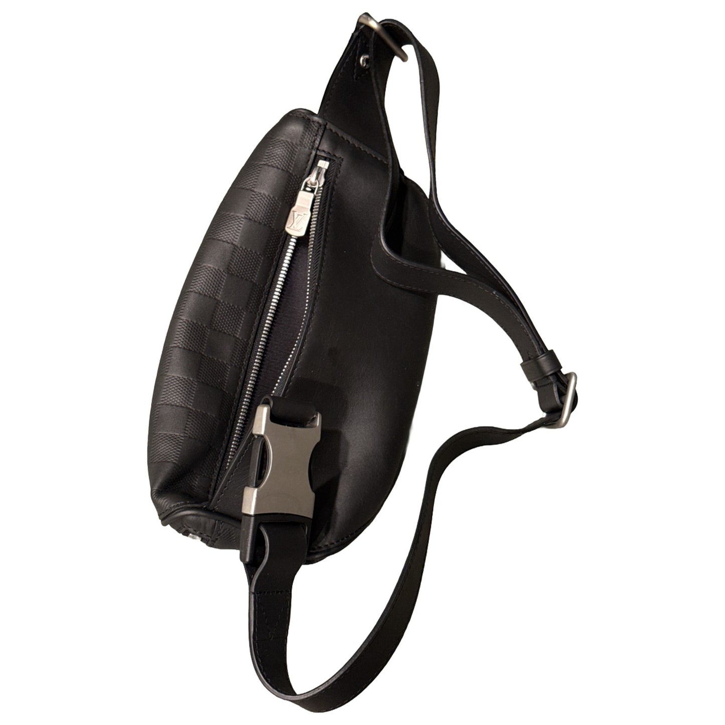 Louis Vuitton Campus Bumbag N40298 Damier Infini Onyx Black Leather Belt Bag LV