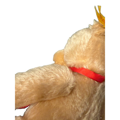 Vintage Steiff Mohair Masked Teddy Bear 001208 Jointed Toy Knopf Im Ohr Germany