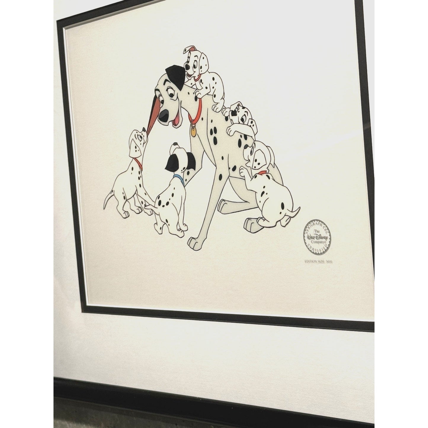 Disney 101 Dalmatians Reunited Bongo Limited Edition Sericel Framed COA 1993