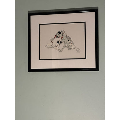 Disney 101 Dalmatians Reunited Bongo Limited Edition Sericel Framed COA 1993