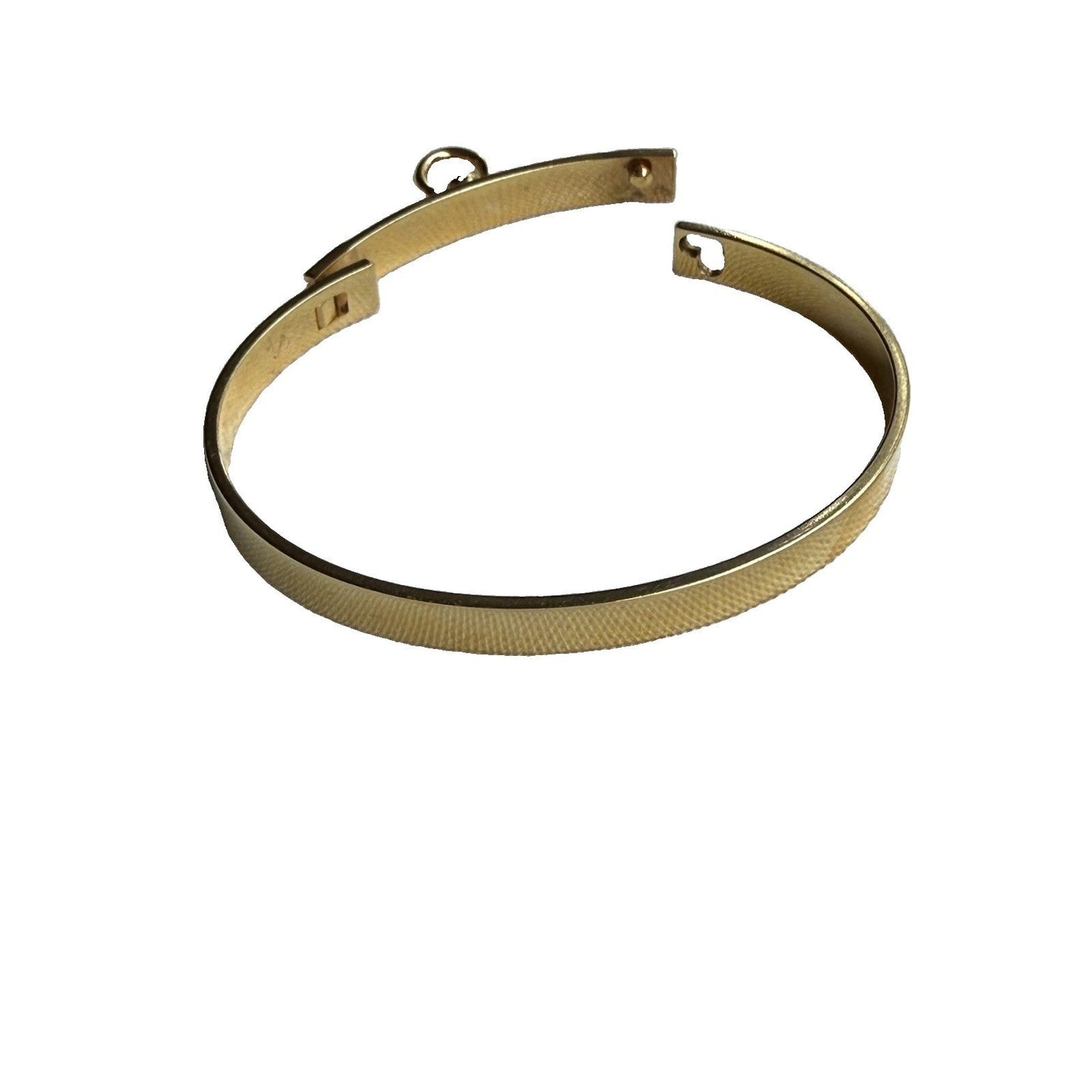 Hermes Collier de Chien CDC Bangle Bracelet 18k Yellow Gold Large Size LG