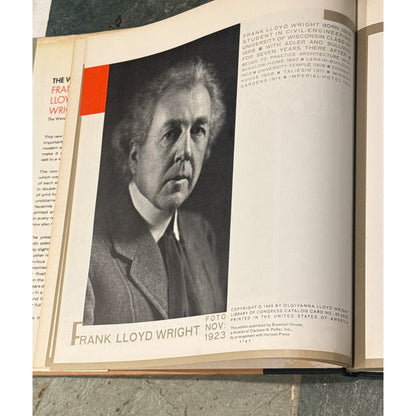 The Work of Frank Lloyd Wright Wendingen Edition 1965 Horizon Press Hardcover
