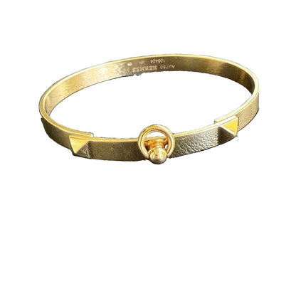 Hermes Collier de Chien CDC Bangle Bracelet 18k Yellow Gold Large Size LG
