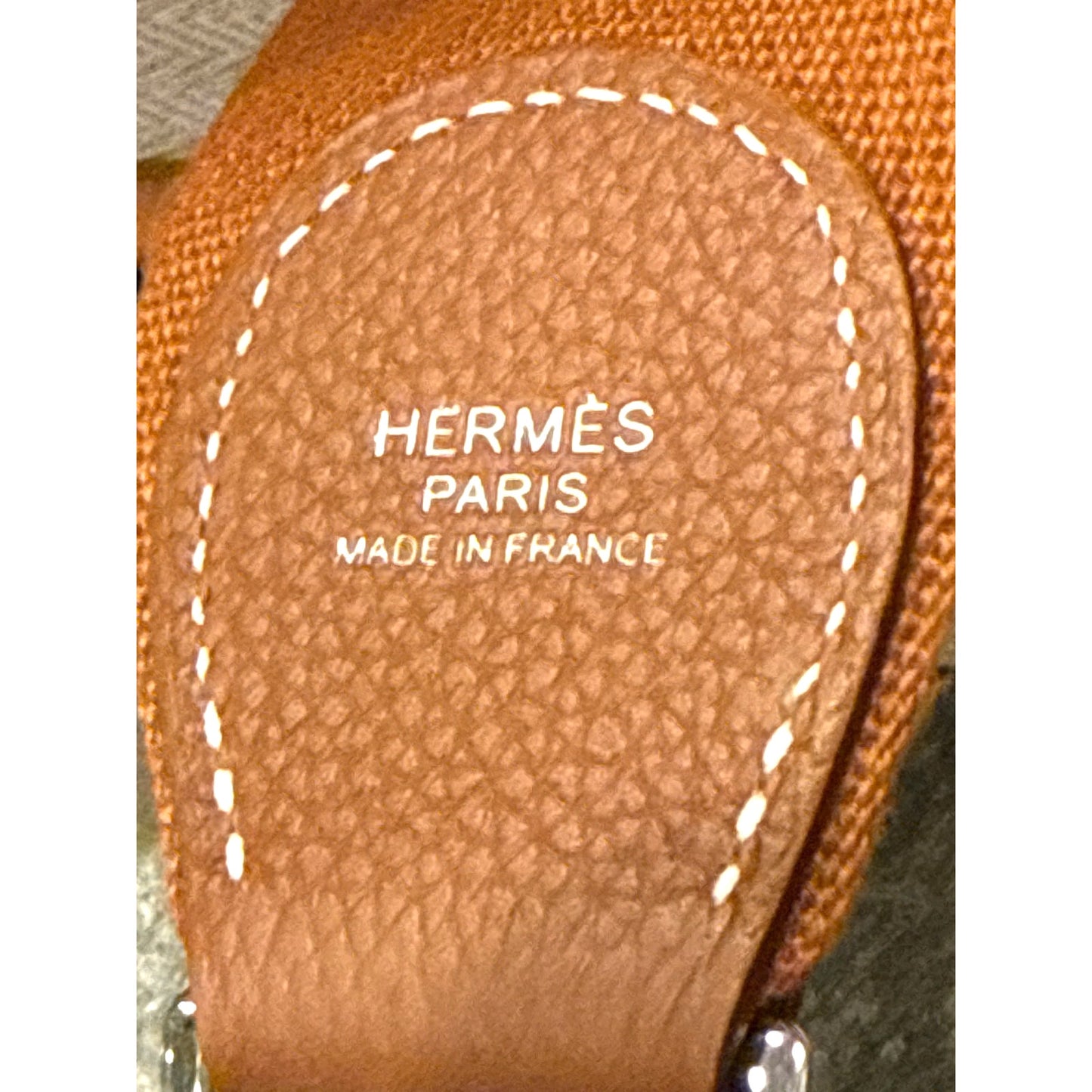 Hermes Evelyne III 29 PM Gold Clemence Leather Bag Palladium PHW 2022 Receipt