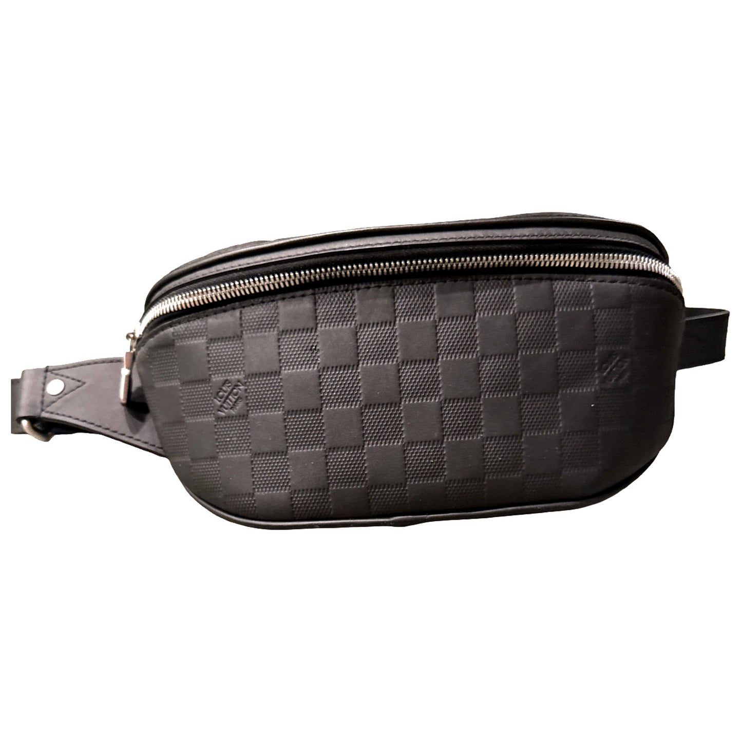 Louis Vuitton Campus Bumbag N40298 Damier Infini Onyx Black Leather Belt Bag LV