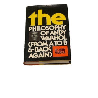 Andy Warhol 7 First Edition Book Lot 1970-1989 Philosophy Diaries Vintage