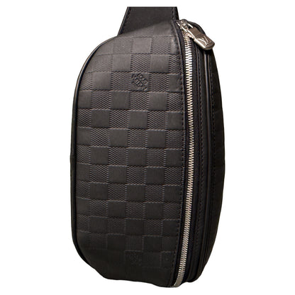 Louis Vuitton Campus Bumbag N40298 Damier Infini Onyx Black Leather Belt Bag LV