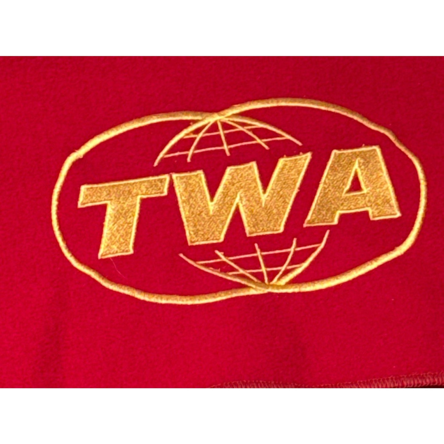 Mad Men Don Draper Red TWA Blanket Original Season 7 Prop Master Owned COA
