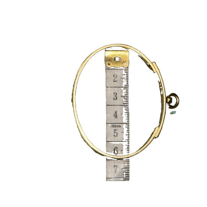 Hermes Collier de Chien CDC Bangle Bracelet 18k Yellow Gold Large Size LG