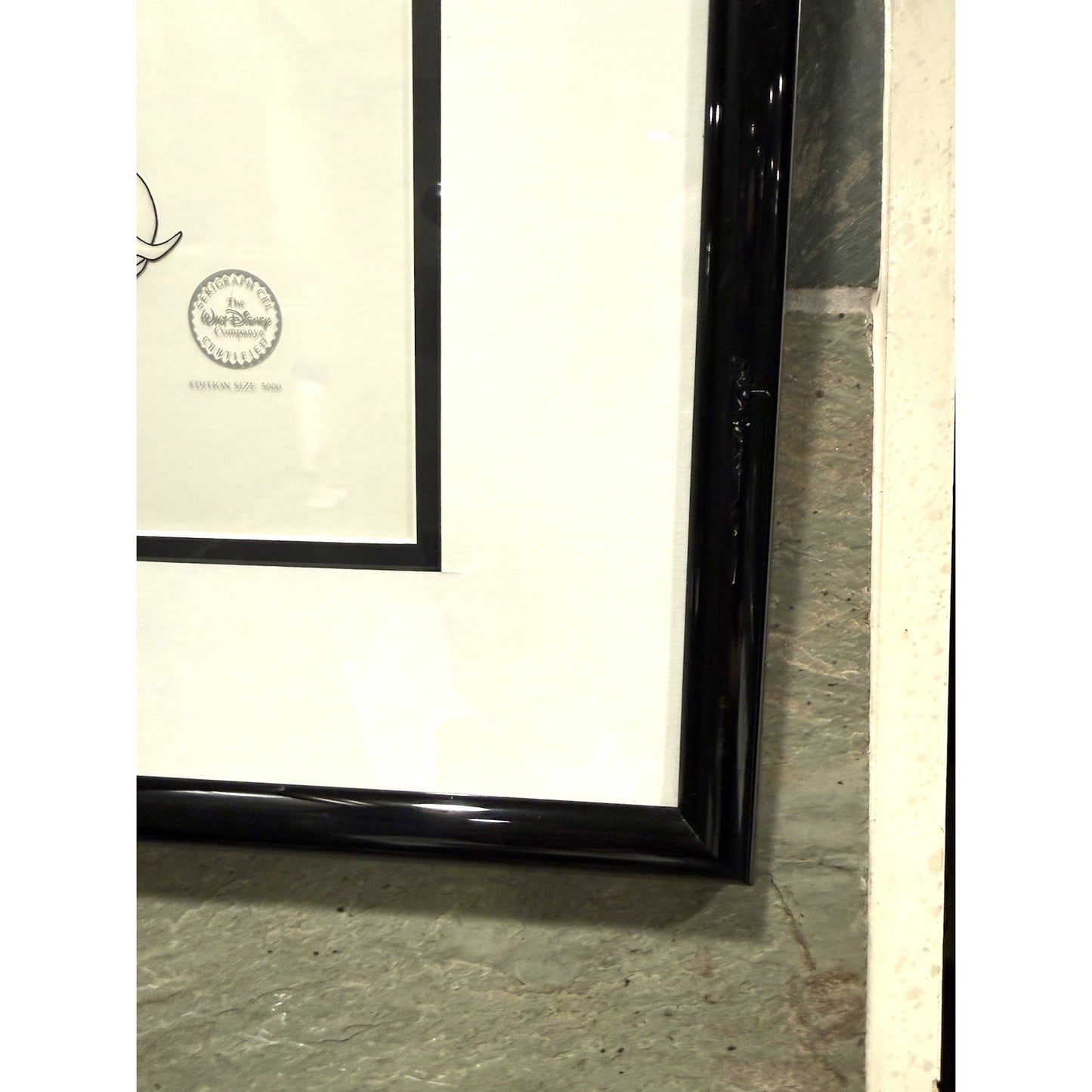 Disney 101 Dalmatians Reunited Bongo Limited Edition Sericel Framed COA 1993