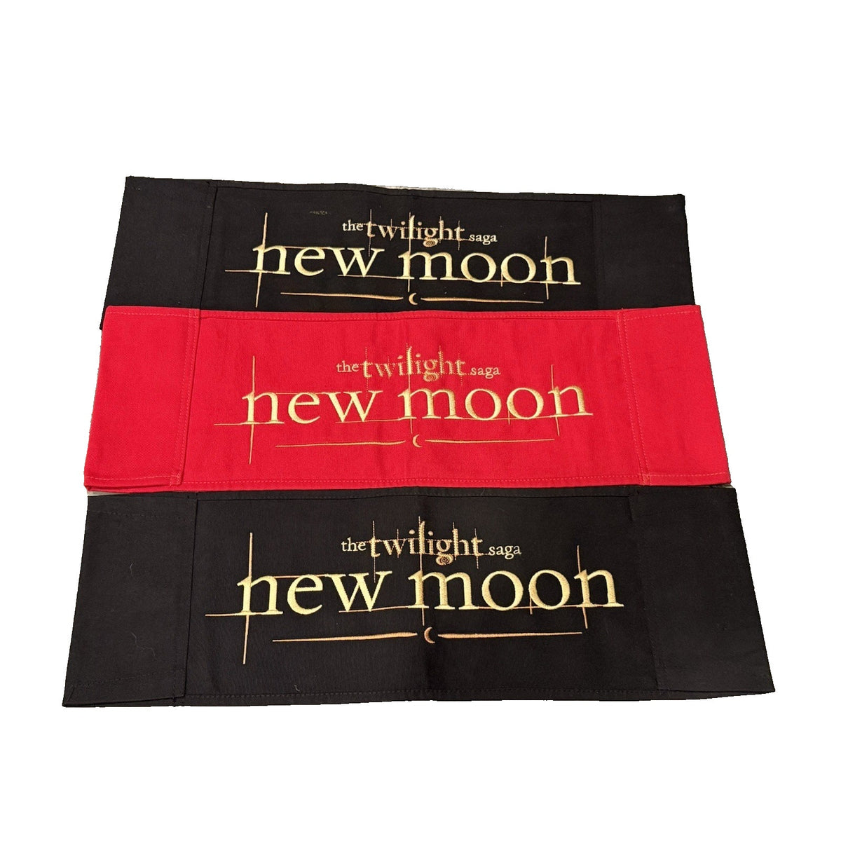 The Twiight Saga New Moon 2009 Three Movie Production Chair Backs Props COA