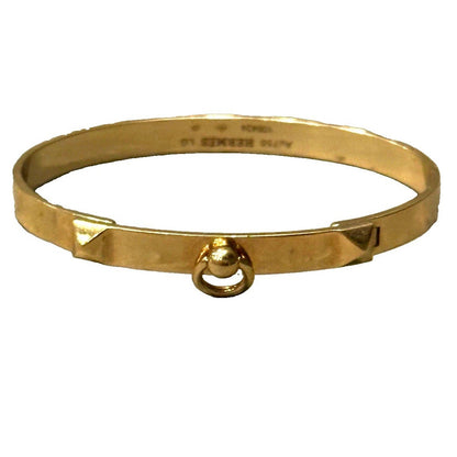 Hermes Collier de Chien CDC Bangle Bracelet 18k Yellow Gold Large Size LG