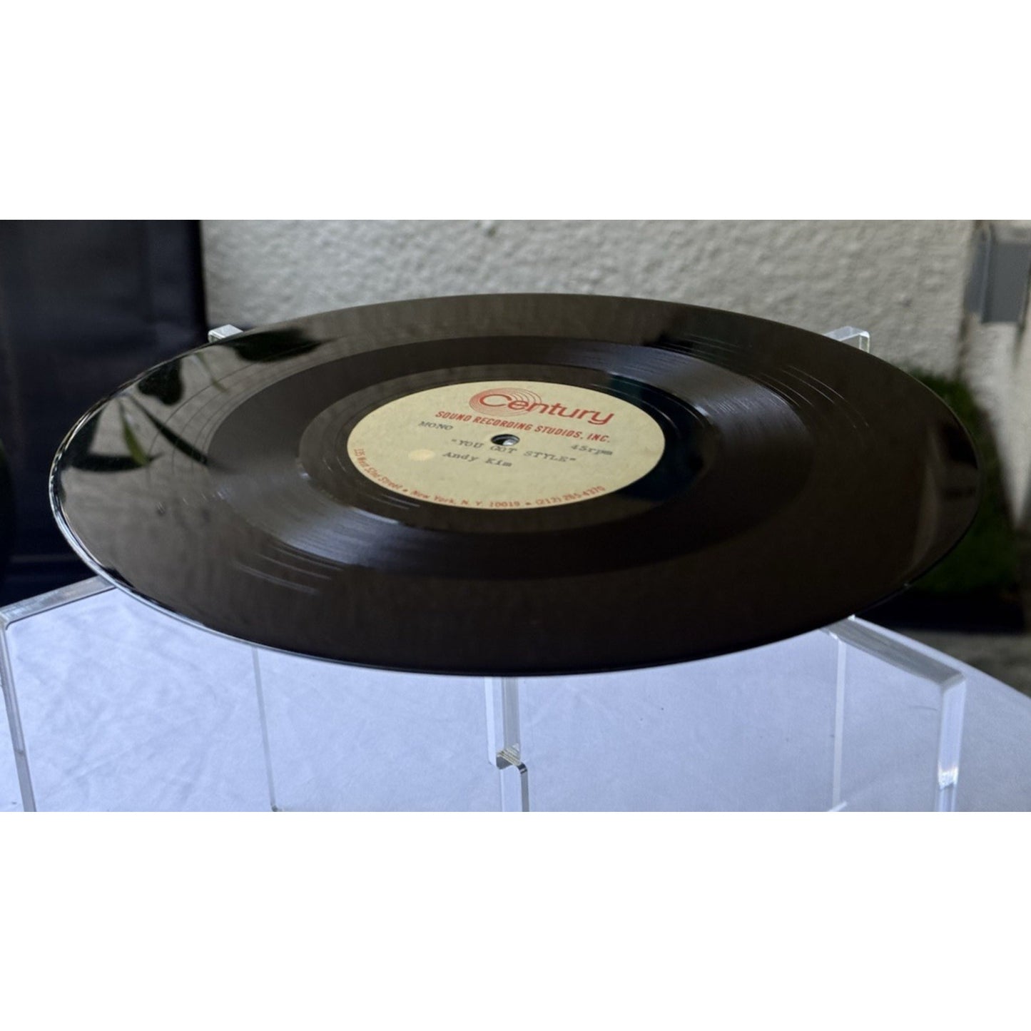 Andy Kim You Girl 1969 Acetate Test Pressing 45 RPM Sound Studios Jeff Barry