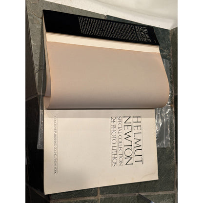 Helmut Newton Special Collection 24 Photo Lithos 1979 First Edition Book Folio