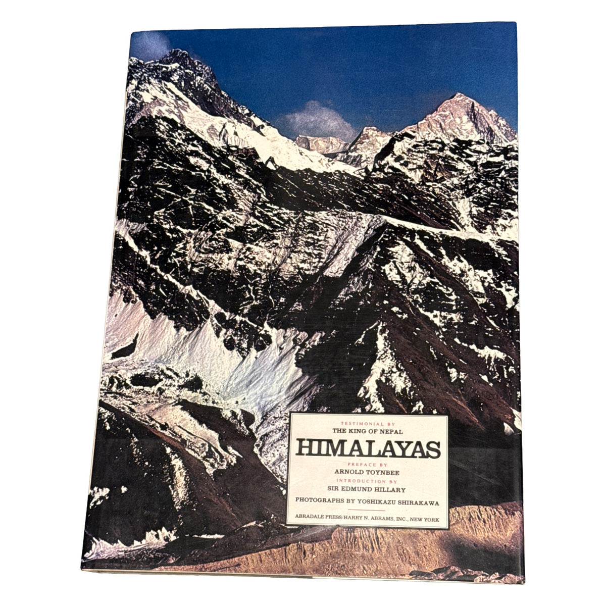Himalayas Yoshikazu Shirakawa Hardcover Photography Art Book Folio Abradale 1986