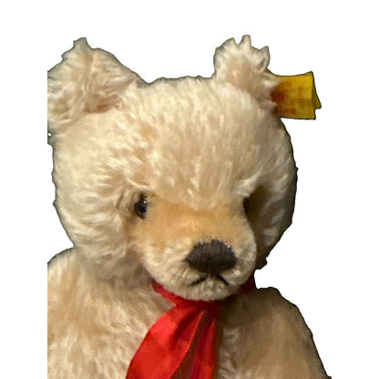Vintage Steiff Mohair Masked Teddy Bear 001208 Jointed Toy Knopf Im Ohr Germany