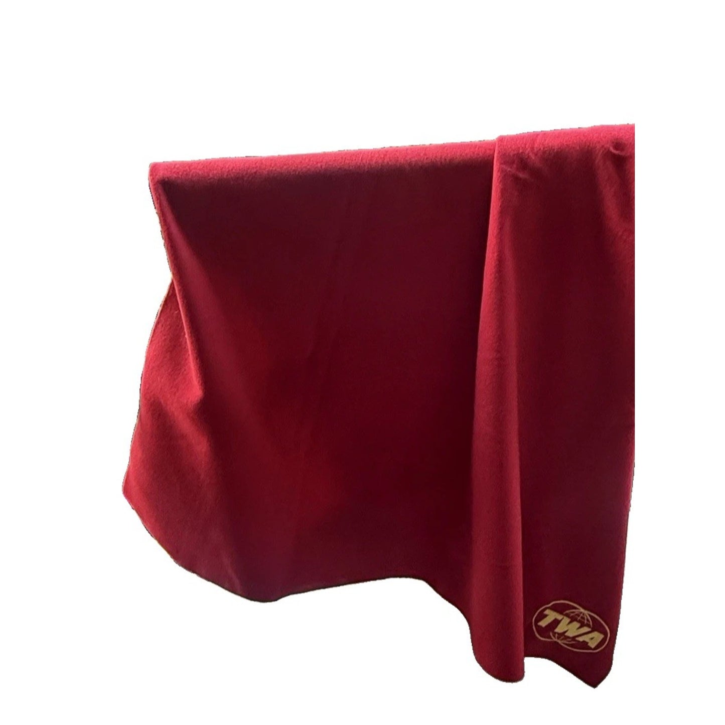 Mad Men Don Draper Red TWA Blanket Original Season 7 Prop Master Owned COA
