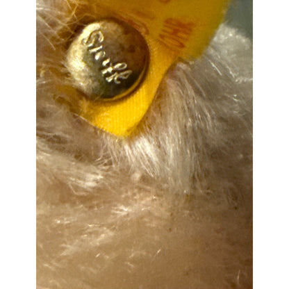 Vintage Steiff Mohair Masked Teddy Bear 001208 Jointed Toy Knopf Im Ohr Germany