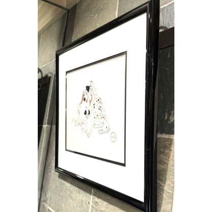 Disney 101 Dalmatians Reunited Bongo Limited Edition Sericel Framed COA 1993