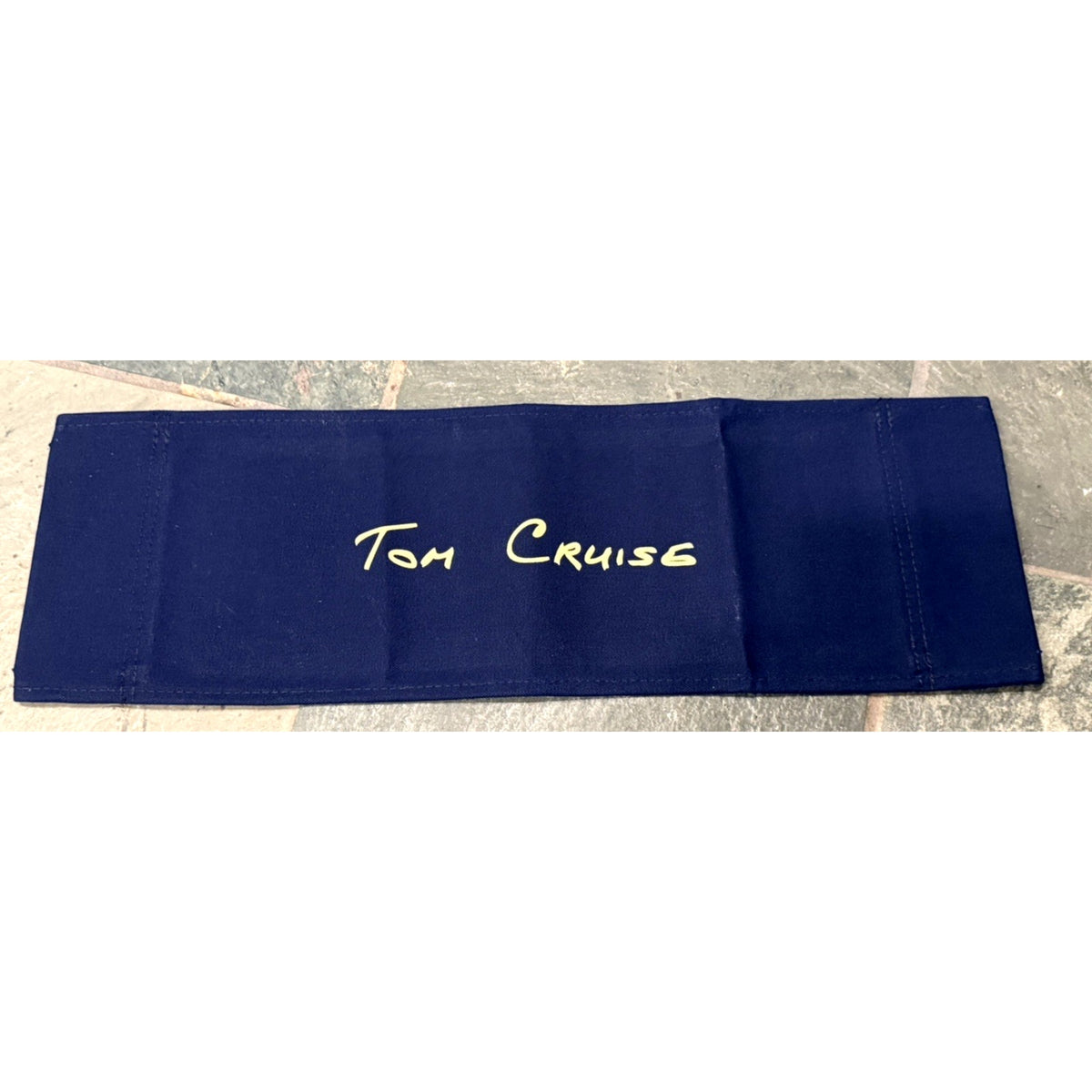 Tom Cruise Vanilla Sky 2001 Movie Production Director Chair Back Canvas Prop COA