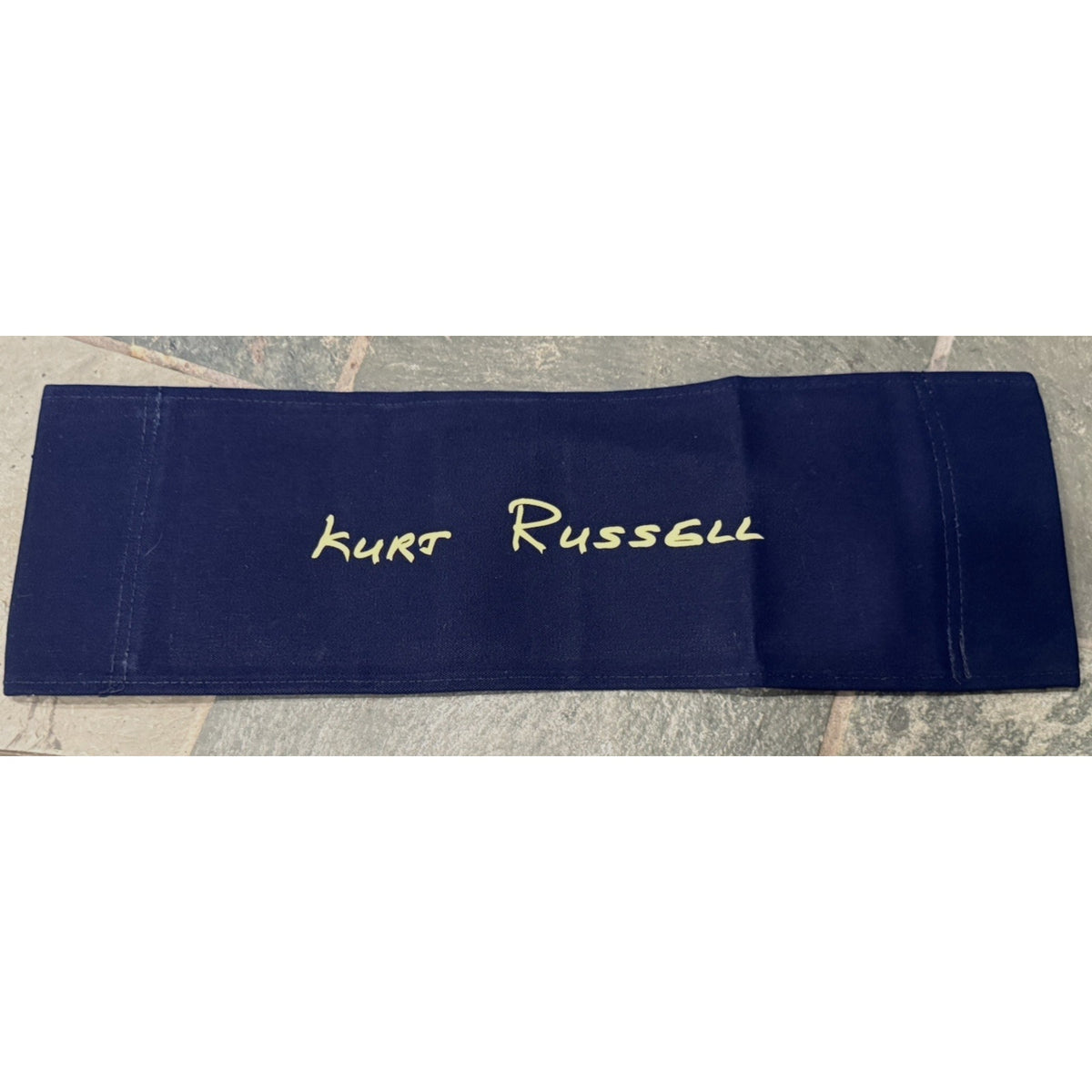 Kurt Russell Vanilla Sky 2001 Movie Director Chair Back Canvas Prop COA