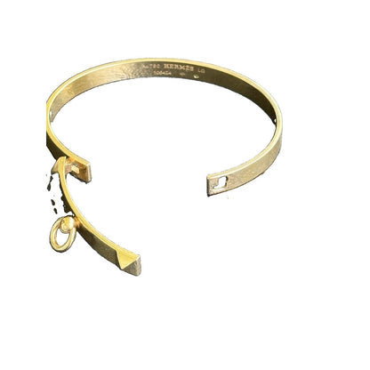 Hermes Collier de Chien CDC Bangle Bracelet 18k Yellow Gold Large Size LG