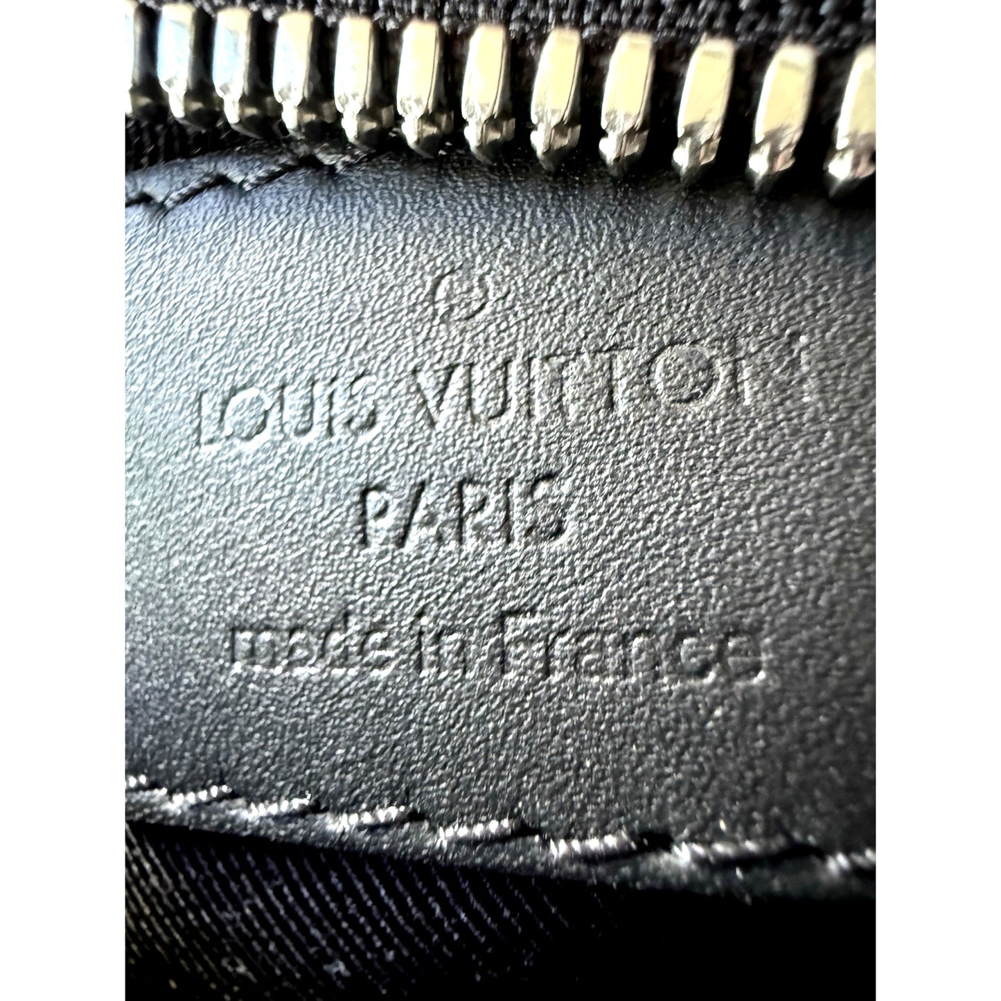 Louis Vuitton Campus Bumbag N40298 Damier Infini Onyx Black Leather Belt Bag LV