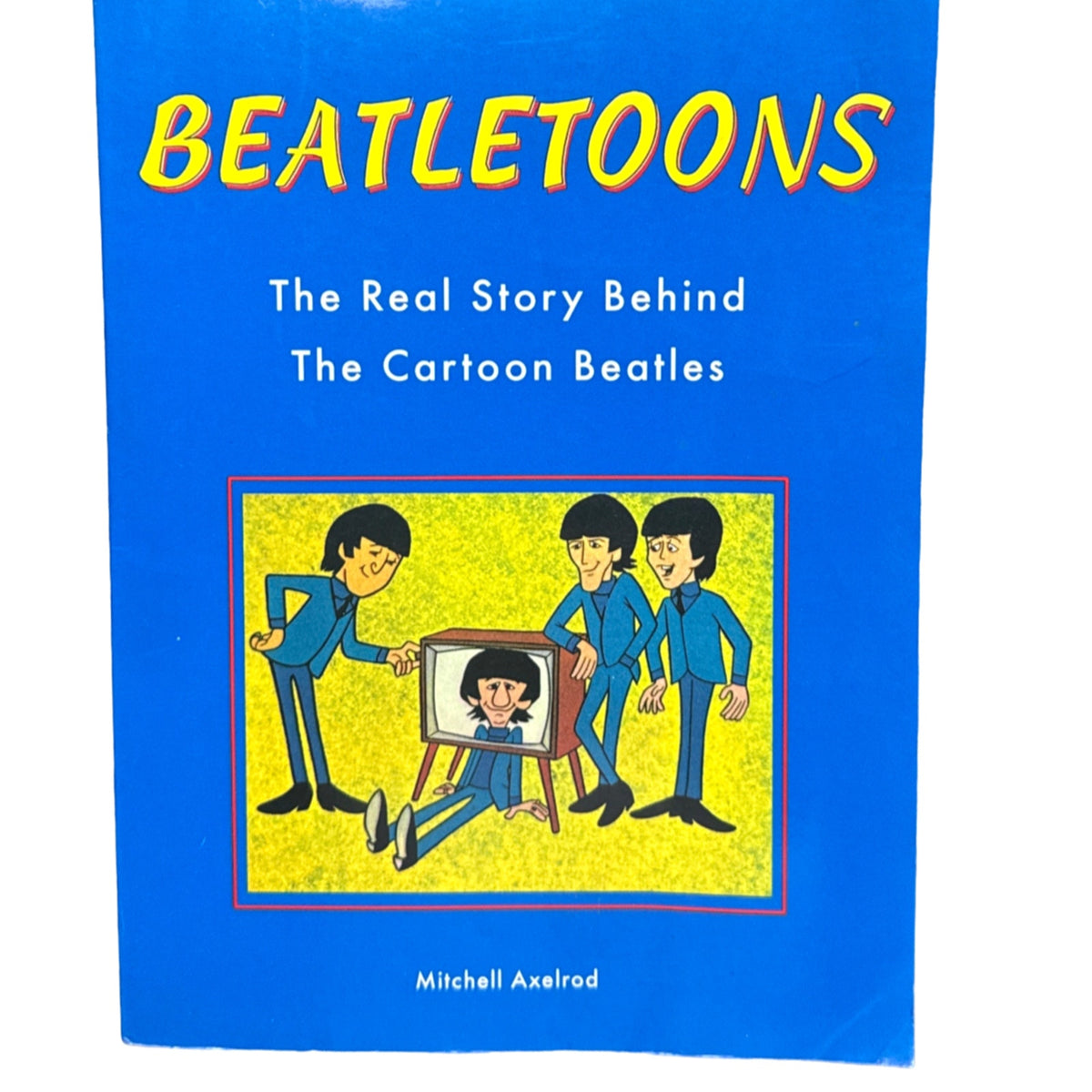 Beatletoons Mitchell Axelrod Signed Book Joe Calcagno Cartoon Beatles Animation